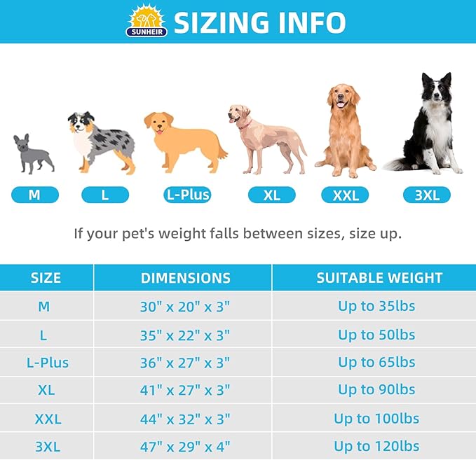 Sunheir Orthopedic Dog Beds for Small Dogs, Waterproof Puppy Bed with Removable Washable Cover, Non-Slip Bottom and Egg-Crate Foam, (Grey, 24.0" L x 16.0" W x 3.0" Th)