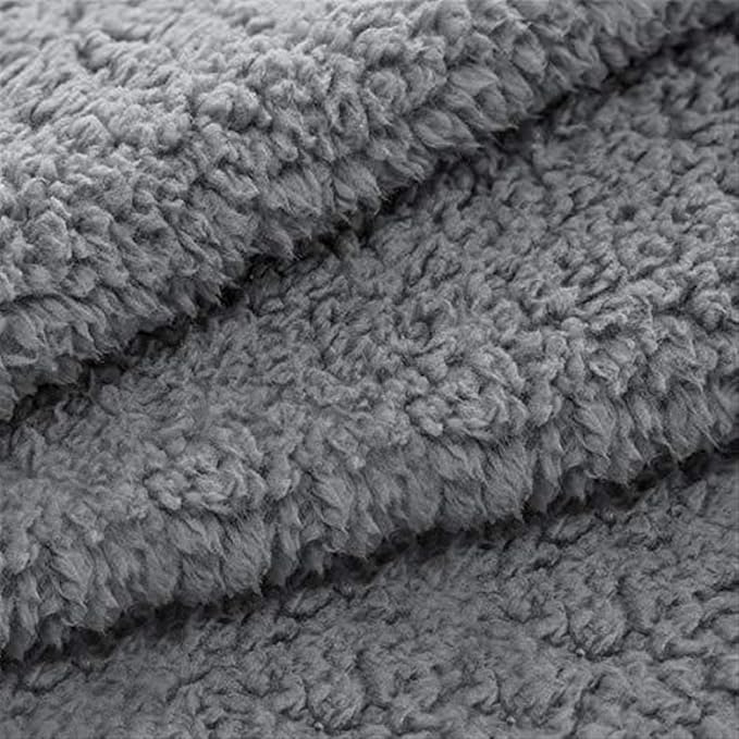 Pet Blankets for Couch Sofa Bed Dog Blankets Reversible Cat Blanket Soft Furniture Protector Cover for Small Medium Large Dogs Cats, Grey, 41 x 65 inches