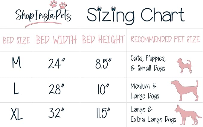 ShopInstaPets James Madison Dukes Officially Licensed Plush Donut Pet Bed – Cozy, Machine Washable, Perfect for Pets (Medium)