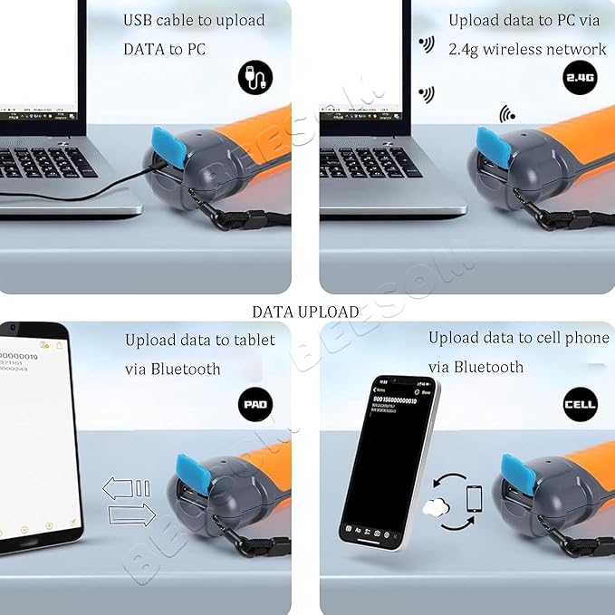Pet Chip Reader,Pet Microchip Scanner Reader,134.2KHz RFID,20000 Data Storage,30s Auto Power Off,ISO11784/85, for Dog Cat Pig Livestock Identification