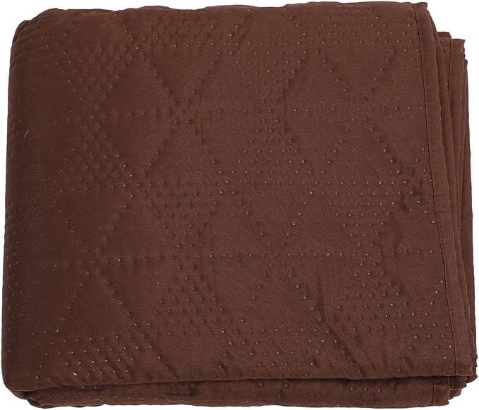 Dog Bed Cover, Slip Washable Pet Blanket for Sofa Couch Furniture Protector with Double Sided TPU Liner for Cats Puppies Brown (52x82inch)