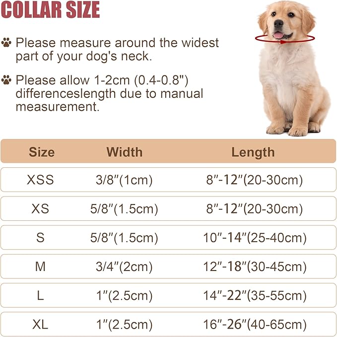 Reflective Dog Collar with Buckle Adjustable Safety Nylon Collars for Small Medium Large Dogs, Orange XL
