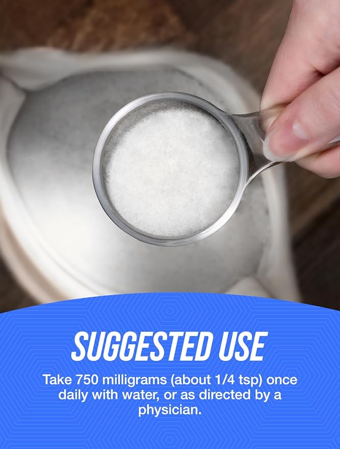 BulkSupplements.com Magnesium L-Aspartate Powder - High Absorption Magnesium, Magnesium Aspartate Powder - Gluten Free, 750mg (150mg of Magnesium) per Serving, 100g (3.5 oz) (Pack of 1)