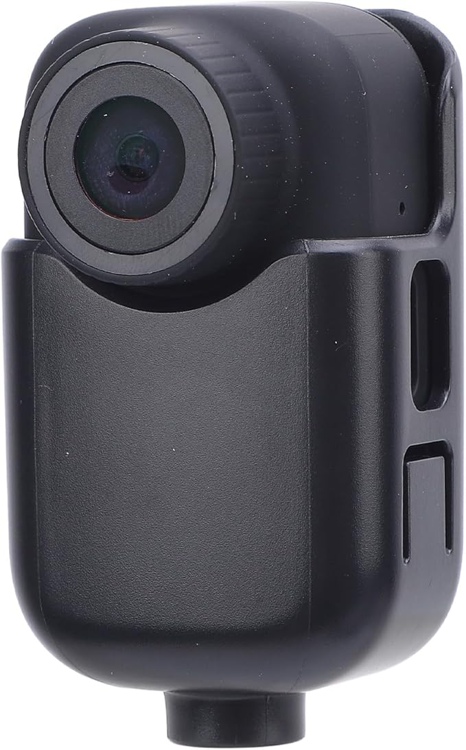 Pet Body Worn Camera, Pet Wearable Body Cam with HD Resolution and Water Design, Lightweight Action Camera for Dog Cat Outdoor Travel Adventures (Black)