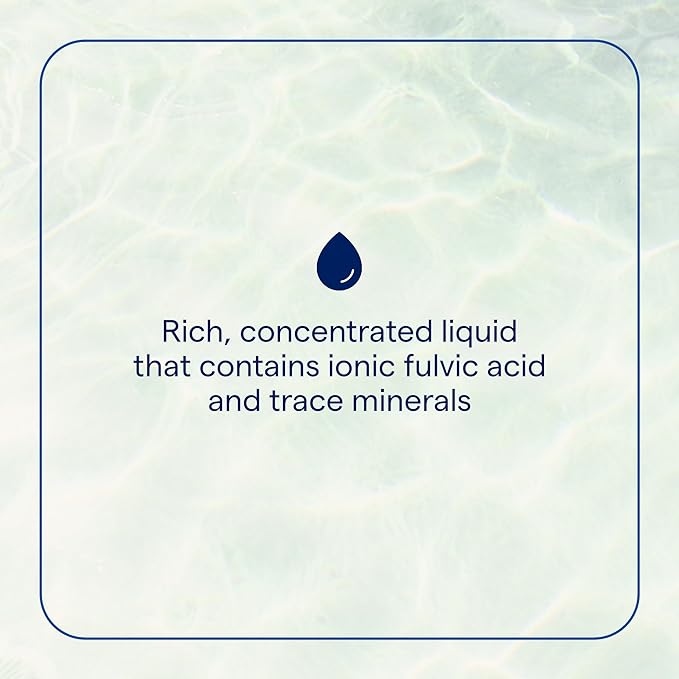 Trace Minerals Ionic Fulvic Acid 250mg - Essential Mineral Supplement to Support Hydration & Energy Production - Aids Muscle Endurance - Liquid Supplement for Healthy Digestion - 2 fl oz (59 Servings)