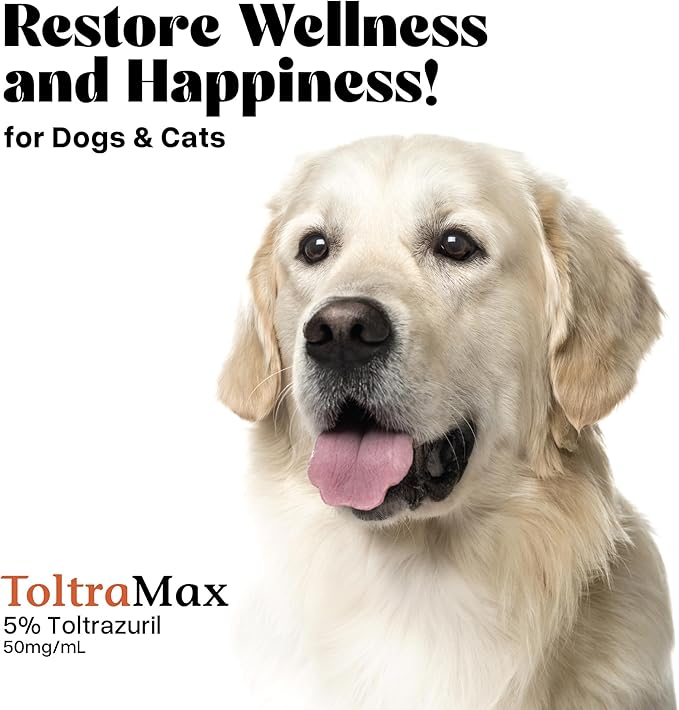 Toltrazuril 5.0% for Horses, Dogs, Cats, 960mL/32.4 Ounce, for Non-Food Chain Animals