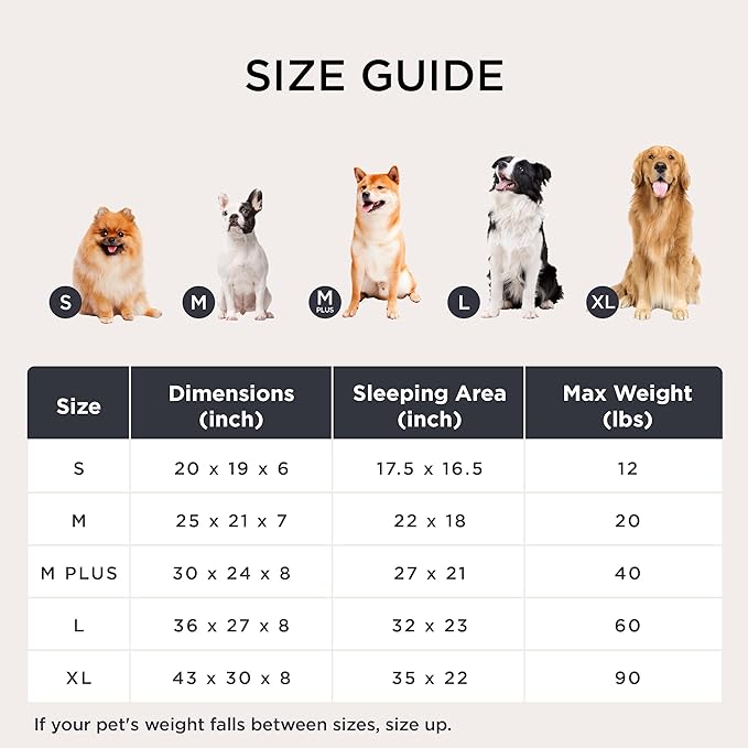 Bedsure Cute Dog Bed for Extra Large Dogs - Washable Furry Puppy Beds, Rectangle Orthopedic XL Pet Beds with Removable Zipper Cover, 43x30x8inches, Camel Brown