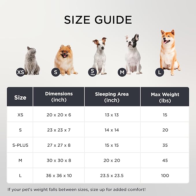 Bedsure Donut Medium Dog Bed 30x30x8 inches with Waterproof Dog Blankets for Medium Dogs 30"x40", Cream