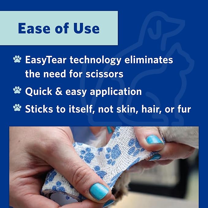 PetFlex Pet Pack – Flexible Self-Adhering Elastic Bandage for Wound Care – First Aid Wrap for Small Animals Like Dogs, Cats, and Other Pets - 2 inch, 36 Rolls