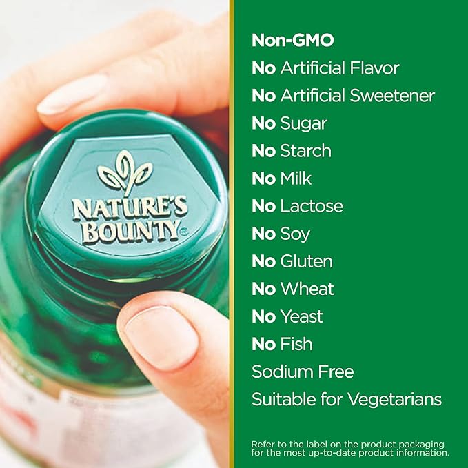 Nature's Bounty Magnesium, Mineral Supplement, Supports Bone and Muscle Health, 500 mg, Coated Tablets, 100 Count
