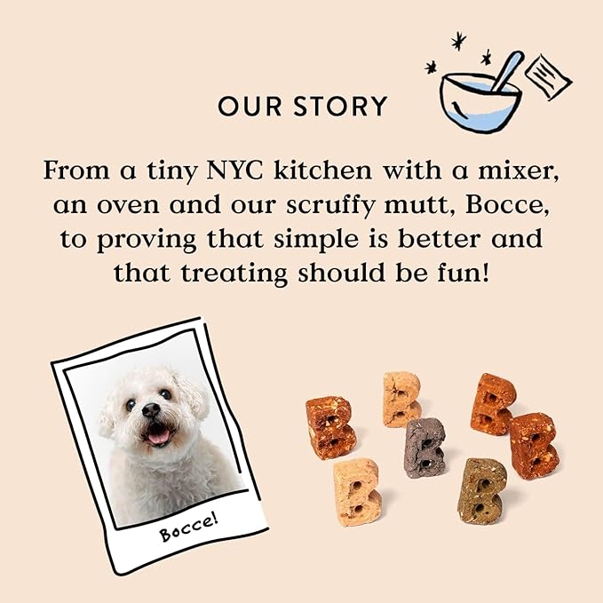 Bocce's Bakery PB & Banana Cookie + Quack Quack Quack Biscuit Dog Treat Bundle – Natural, Wheat-Free Biscuits and Soft & Chewy Cookies Made with Real Ingredients & Baked in The USA – 2 Pack Bundle