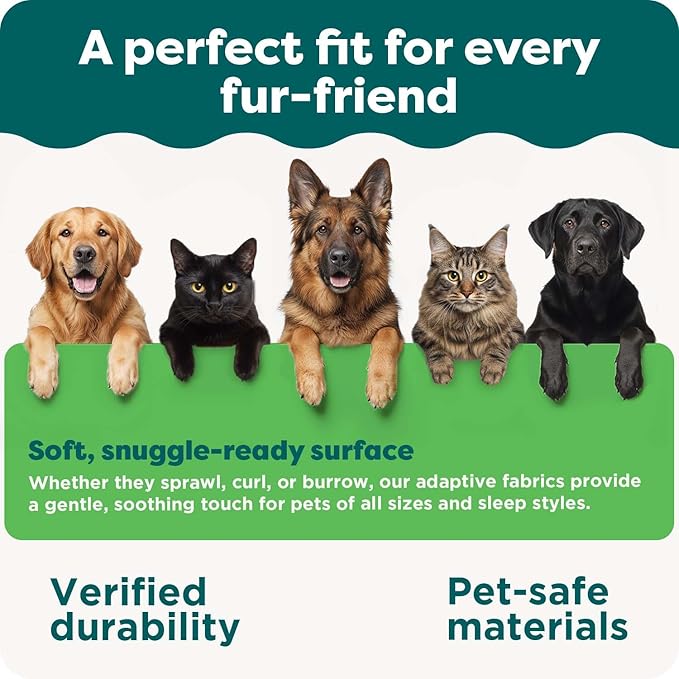 FurHaven Orthopedic Dog Bed for Large Dogs, Luxe Lounger Contour Mattress with Solid Orthopedic Foam Slab for Joint Support, Removable Washable Cover, Jumbo XL, Plush Suede, Gray