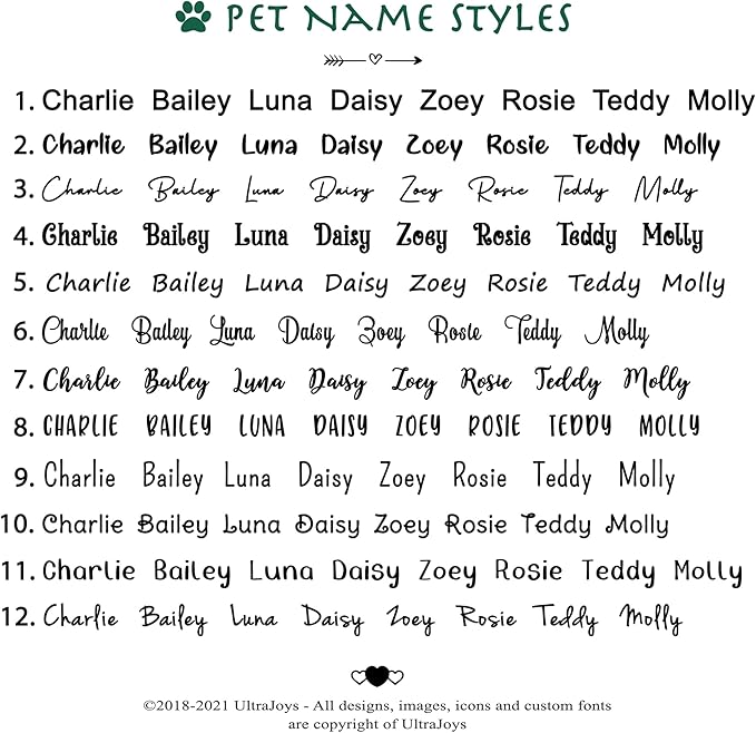 Ultra Joys Dog ID Tag, Custom Dog Tag Personalized Cat Tag, Pet ID Tag, Brushed Stainless Steel Diamond Dog Tag Black Medium
