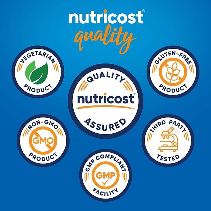 Nutricost Magnesium Glycinate Powder (Peach Mango, 500 Grams) - Chelated Magnesium (30%) Glycinate