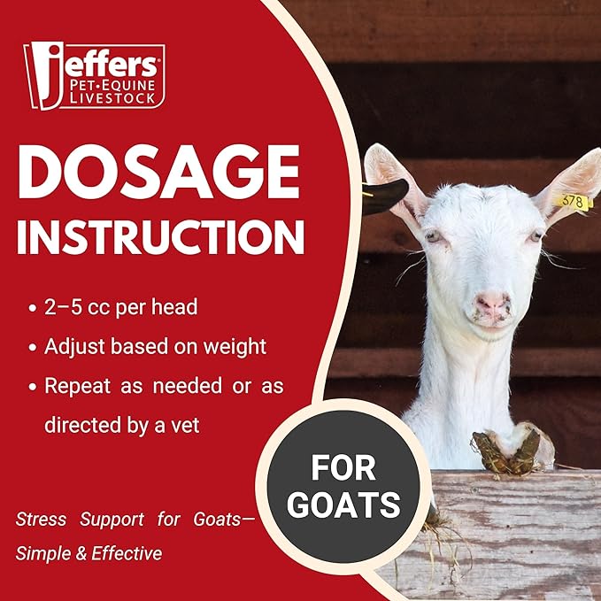 Jeffers Vita-Min Gel for Livestock & Horses – Multivitamin & Mineral Supplement with Selenium, Zinc, Potassium & Turmeric – Easy Oral Gel for Cattle, Goats, Sheep & Pig – 60 CC Tube - 6 Pack