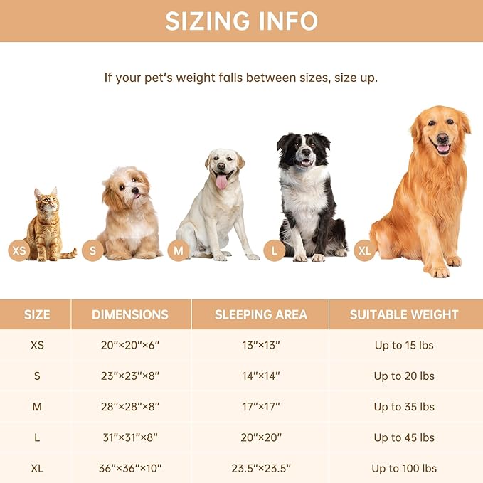Donut Dog and Cat Bed, Luxurious Comfortable Faux Rabbit Fur Pet Beds, Soft Anti-Anxiety Calming Puppy Kitten Bed with Anti-Slip Bottom for Small Medium Dogs & Cats(23", White)