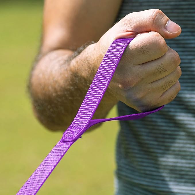Hi Kiss Dog/Puppy Obedience Recall Training Agility Lead - 15ft 20ft 30ft 50ft 100ft Training Leash - Great for Training, Play, Camping, or Backyard Purple 100 Feet