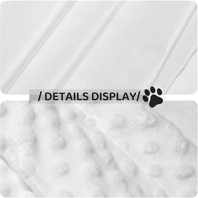 Dog and Cat Blanket in One, Cute Pink Flamingo, Double Sided Plush Throw with Raised Dot Pattern on One Side and Flat Velvet on Other for Variety