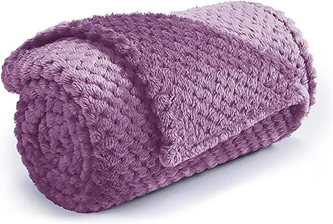 Pet Blanket Warm Soft Dog Blankets Washable Cat Throw Blankets Sofa Bed Couch Furniture Protector Cover for Small Medium Large Dogs Cats, Pink, 20" x 28"