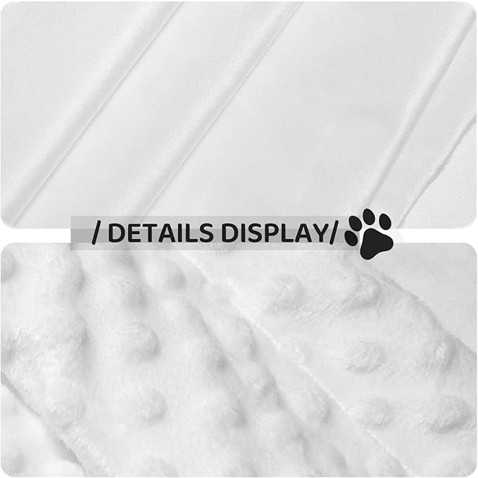 Dog and Cat Blanket in One, Cartoon Skulls with Hearts On Black, Double Sided Plush Throw with Raised Dot Pattern on One Side and Flat Velvet on Other for Variety
