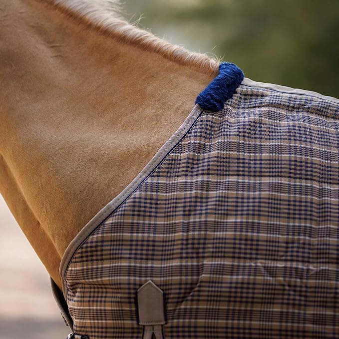 Country Pride Highland 1200D Lightweight Stable Blanket (68, Tan Plaid)