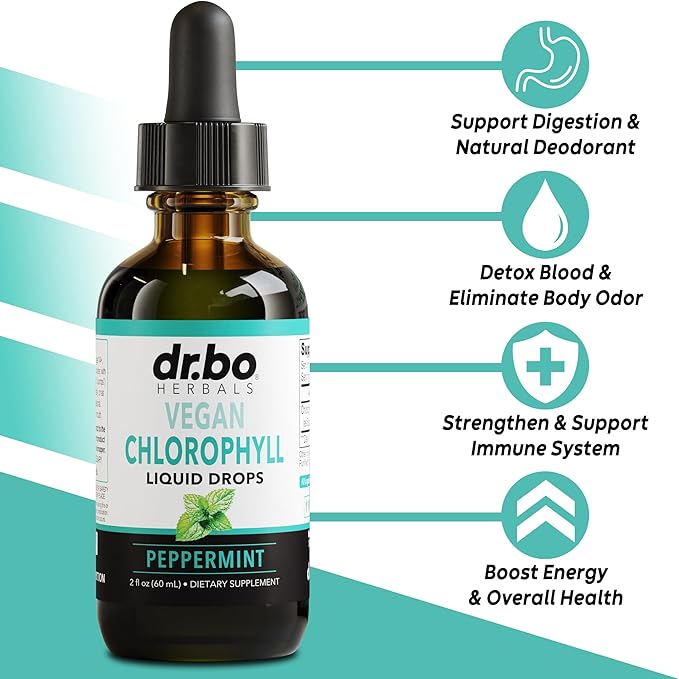 Candi Cleanse & Chlorophyll Liquid Drops - Organic Oregano Oil Drops & Liquid Chlorophyll Odor Cleanse Support - Natural Oral Gut Cleanser Detox, Internal Deodorant, Body Deodorizing Supplement