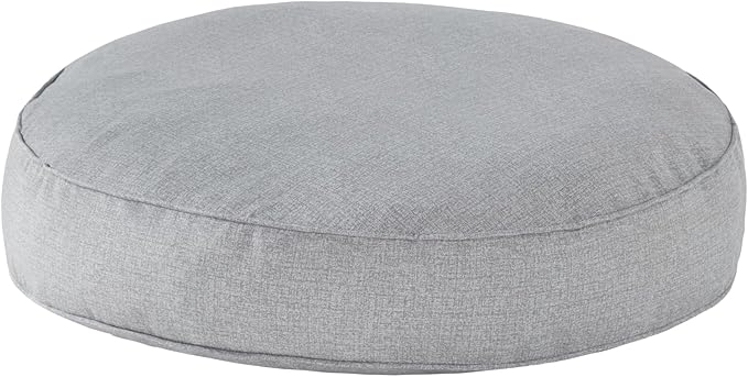 Gordie Round Indoor/Outdoor Pillow Style Dog Bed, Cement, Small