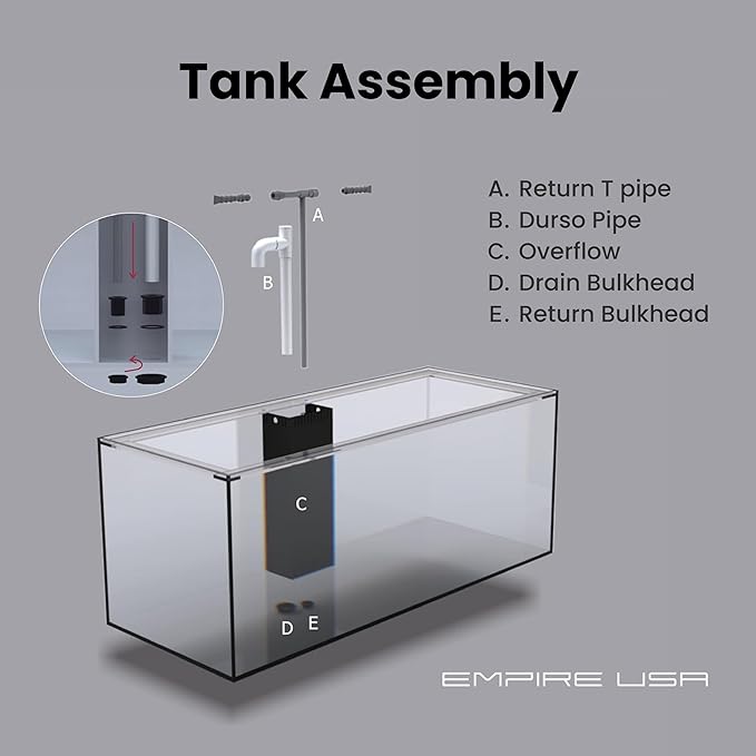 66G 66Gallon Starfire Rimless SC Aquariums 32x24x20 10mm Pnp System with Black Wood Cabinet