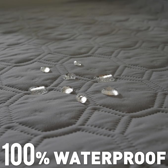 Waterproof Non-Slip Dog Bed Cover, pet Blanket Sofa Furniture Protector, car Incontinence Mattress, Suitable for Most Cats and Dogs, Pets (Dark Gray) (30x53in)