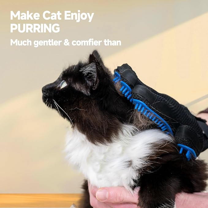 5-in-1 Pet Grooming Kit: Deshedding Rake, Nail Clipper, Grooming Gloves & Massage Brush for Dogs and Cats (Nail Clipper Set)