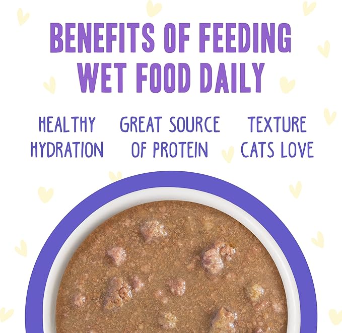 Weruva B.F.F. OMG - Best Feline Friend Oh My Gravy!, Chicken & Beef Be Happy with Chicken & Beef in Gravy, 5.5oz Can (Pack of 8)