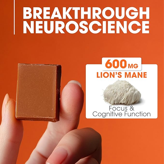 Genius Cognitive & Mood Support Bundle - Lion’s Mane Soft Chews & Joy Mood Enhancer - Supports Focus, Clarity, Mood, & Neural Function