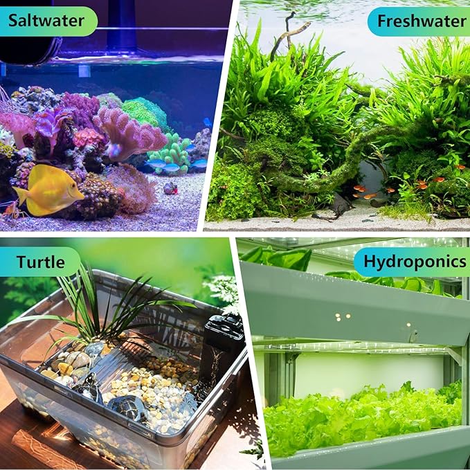 hygger Aquarium Heater 1000W,Submersible Fish Tank Heater with Adjustable Temperature Digital LED Controller,Overheating & Auto Shut Off Protection,for Saltwater & Freshwater Fish Tank 110-240Gallon