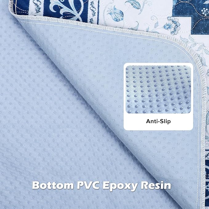 INVENHO 2PACK Washable Pee Pads for Dogs 60"x48" Reusable Dog Pads Extra Large Upgrade Non-Slip Dog Pee Pads Heavy Absorbency Puppy Pee Pads Quick Dry Whelping Pads/Waterproof Puppy Training Pad