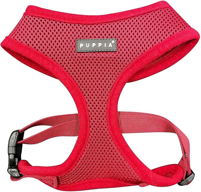 Puppia Soft Dog Harness, Wine, XX-Large (PDCF-AC30-WN-XXL)