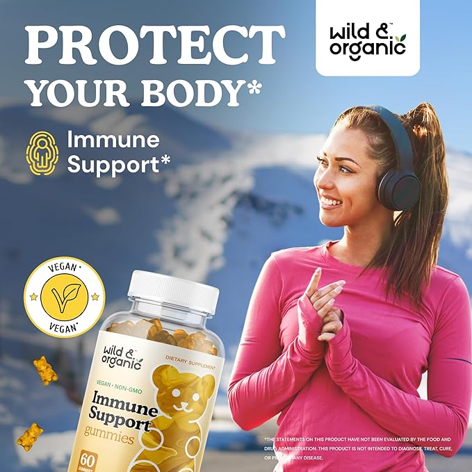 Wild & Organic Echinacea Goldenseal Tincture 4 fl oz & Immune Support Gummies