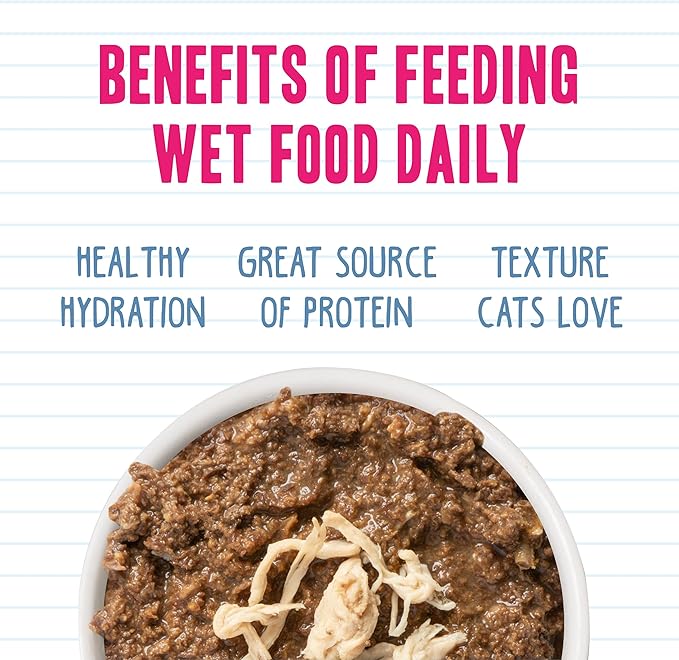 Weruva BFF Minced Natural Wet Cat Food, Tuna and Chicken Chuckles in Gelee, 5.5oz Can, Pack of 24