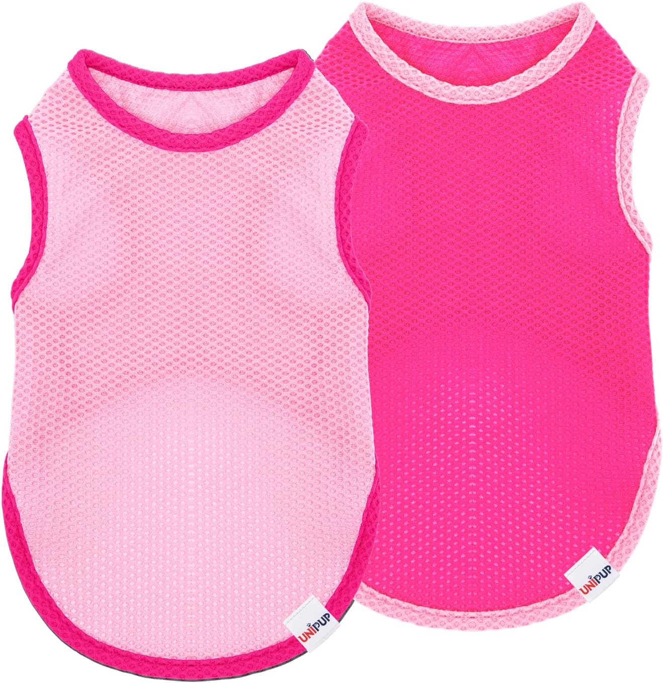 2 Pack Cooling Shirts for Dogs, Breathable Lightweight Dog Shirts for Medium Dogs Girl, Sleeveless Sun Protection Shirts for Dog&Cat Puppy Vest Pet Apparel