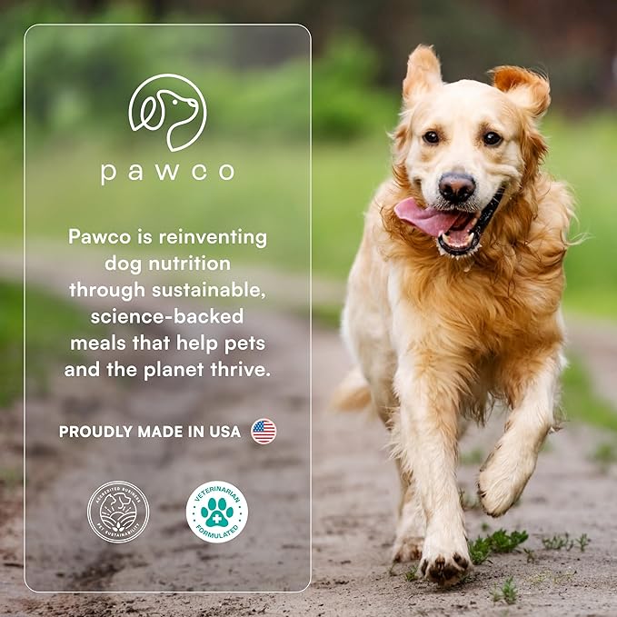 Pawco Magic Bar Hip & Joint Treat – High Protein Peanut Butter Dog Biscuit – 8-Pack – Healthy Snack Made with Natural Ingredients: Peanut Butter, Pumpkin, Sweet Potato, and Apples