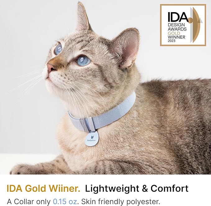 Safety Cat Collar Pro, Lightweight Elastic Release Non Breakaway Cat Collar Adjustable with Snap Fastener for Kitten All Small Large Cats, US IDA Gold Award (Burgundy, M 7.9-15.7")