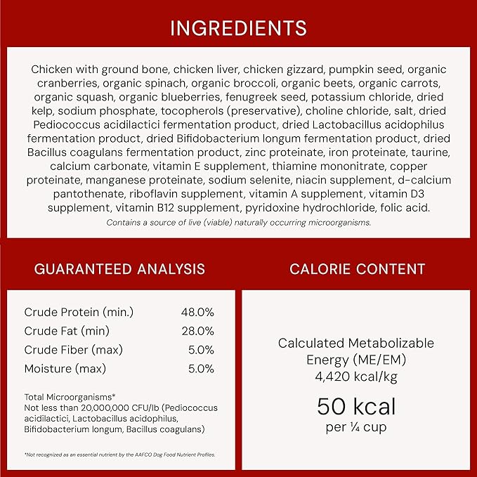 Stella & Chewy's Freeze-Dried Raw Chicken Meal Mixers- Dog Food Topper and Mixer - Made with 95% Cage-Free Chicken, Organs & Bone - Perfect for Picky Eaters - Grain-Free - 18oz