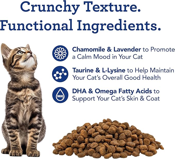 Get Naked Cat Calming Treats Salmon & Cheese Flavor, Crunchy, Calming Health, 6-oz Bag