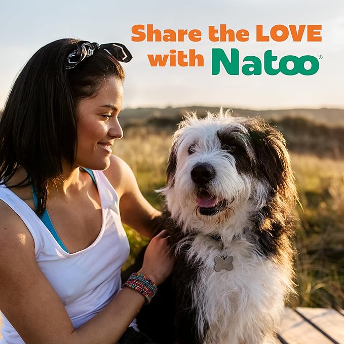 NATOO Dog Treats for Large Breed, Crunchy Biscuits Oats Banana and Honey, Natural Dog Treats, Rich in Omega 6, Prebiotics and Fiber, Antioxidants for Immunity, 8oz