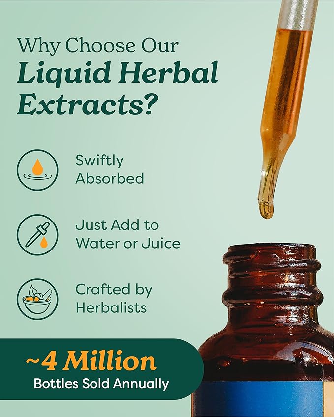 Herb Pharm St. John's Wort Liquid Extract for Positive Mood and Emotional Balance, Cane Alcohol, 1 Ounce