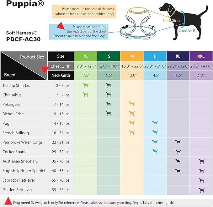 Puppia Soft Dog Harness No Choke Over-The-Head Triple Layered Breathable Mesh Adjustable Chest Belt and Quick-Release Buckle, Beige, Small (Pack of 2)