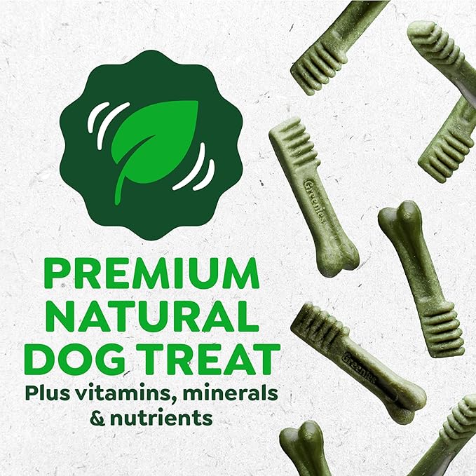 Greenies Veterinarian-Recommended Adult Natural Dental Dog Treats Petite Size,Variety Pack Flavor,(3) 12 oz. Packs,60 Count (Pack of 2)
