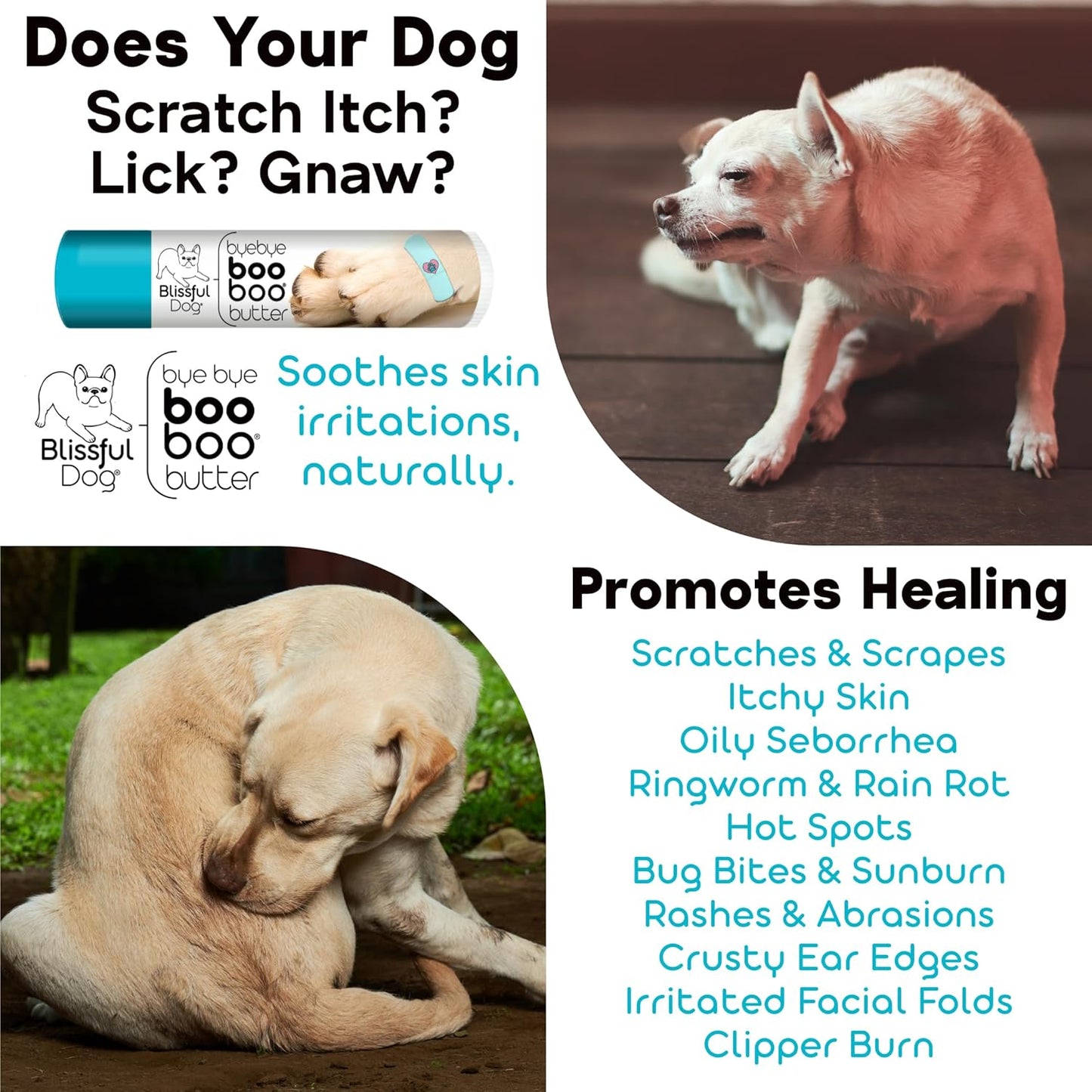 The Blissful Dog 4 oz TIN Belgian Malinois Booboo Butter