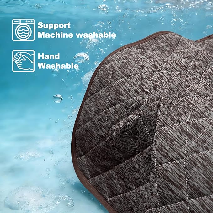 Cooling Mat for Dogs: Waterproof Pet Cooling Mat for Crate Kennel, Summer Indoor Dog Cooling Pad for Floor and Sofa, Dark Grey, Medium Dog