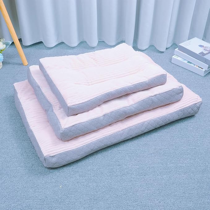 Dog Bed,pet Beds & Furniture,Machine-Washable Cushion for Dogs and Cats,Suitable for Dogs, Floor Furniture Use Pink M