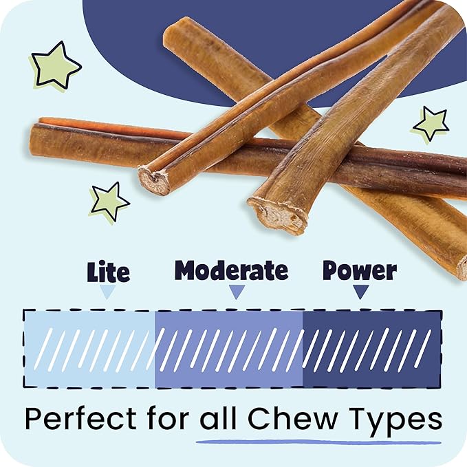 Pawstruck Natural 7" Braided Bully Sticks for Dogs - Long Lasting Rawhide Free Low Odor Single Ingredient Chew Treat for Aggressive Chewers - 1lb Bag